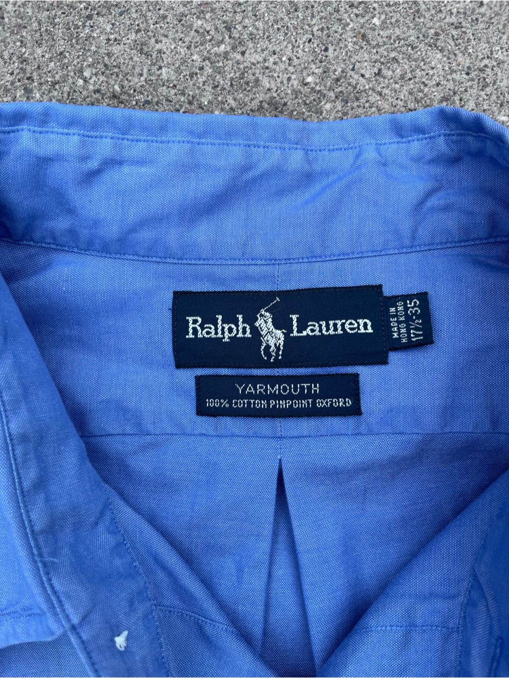 Ralph Lauren Men’s Bright Blue Cotton Shirt Jacket